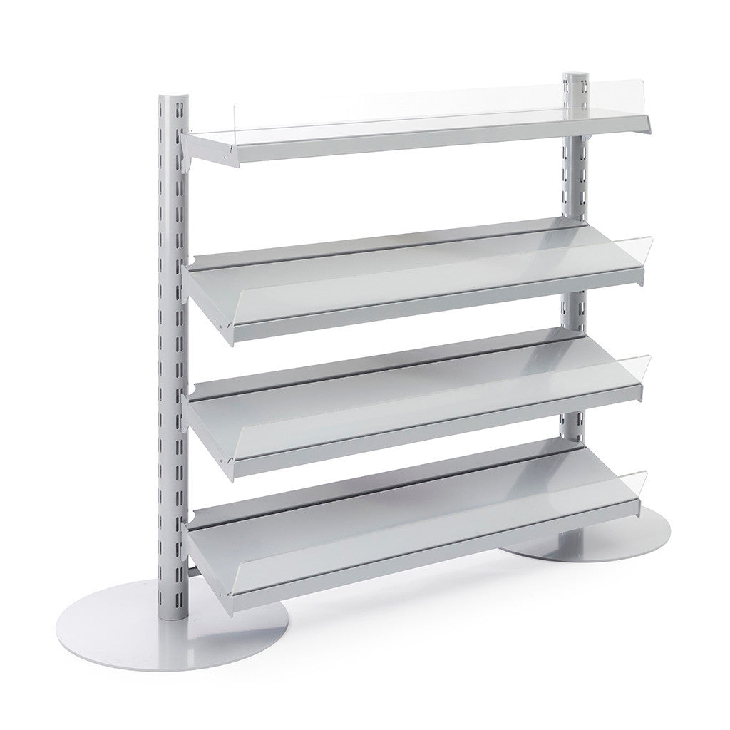 Single Sided In-Queue Merchandising Bay and Shelves -W1250mm each bay