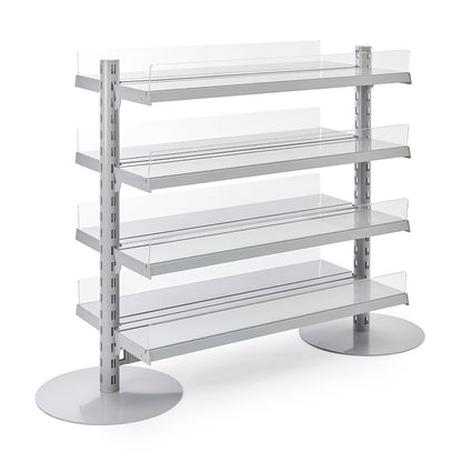 Double Sided In-Queue Merchandising Bay and Shelves -W1250mm each bay