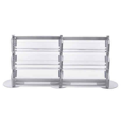 Double Sided In-Queue Merchandising Bin Bays -W1000mm each bay