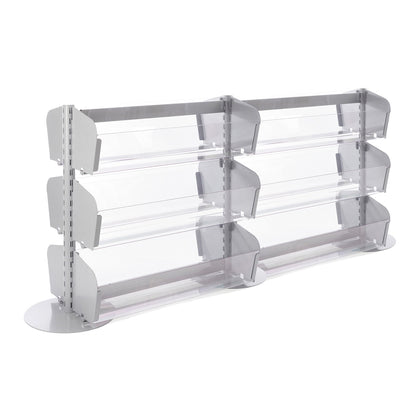 Double Sided In-Queue Merchandising Bin Bays -W1000mm each bay