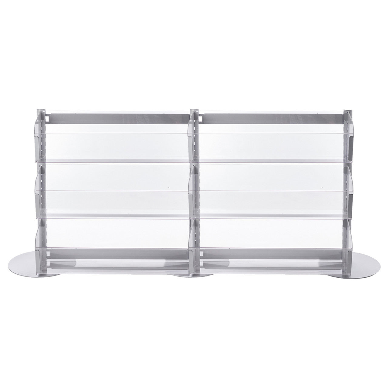 Single Sided In-Queue Merchandising Bin Bays -W1250mm each bay