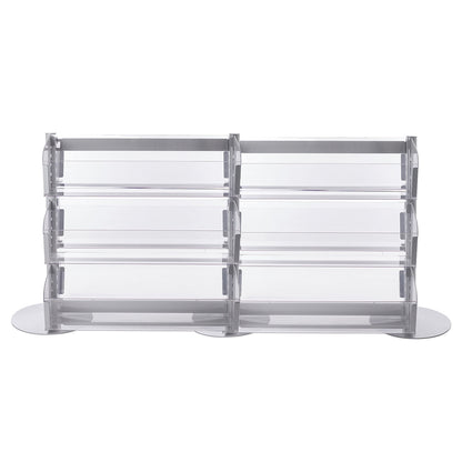 Double Sided In-Queue Merchandising Bin Bays -W1250mm each bay