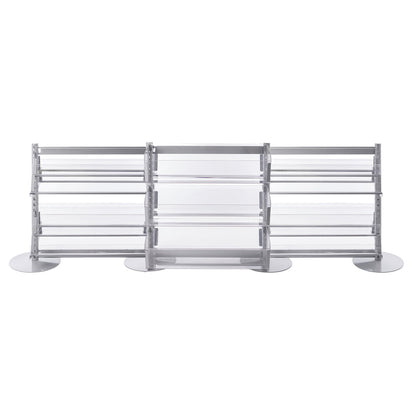 3 x In-Queue Merchandising Bays with Magazine Shelves and Bins