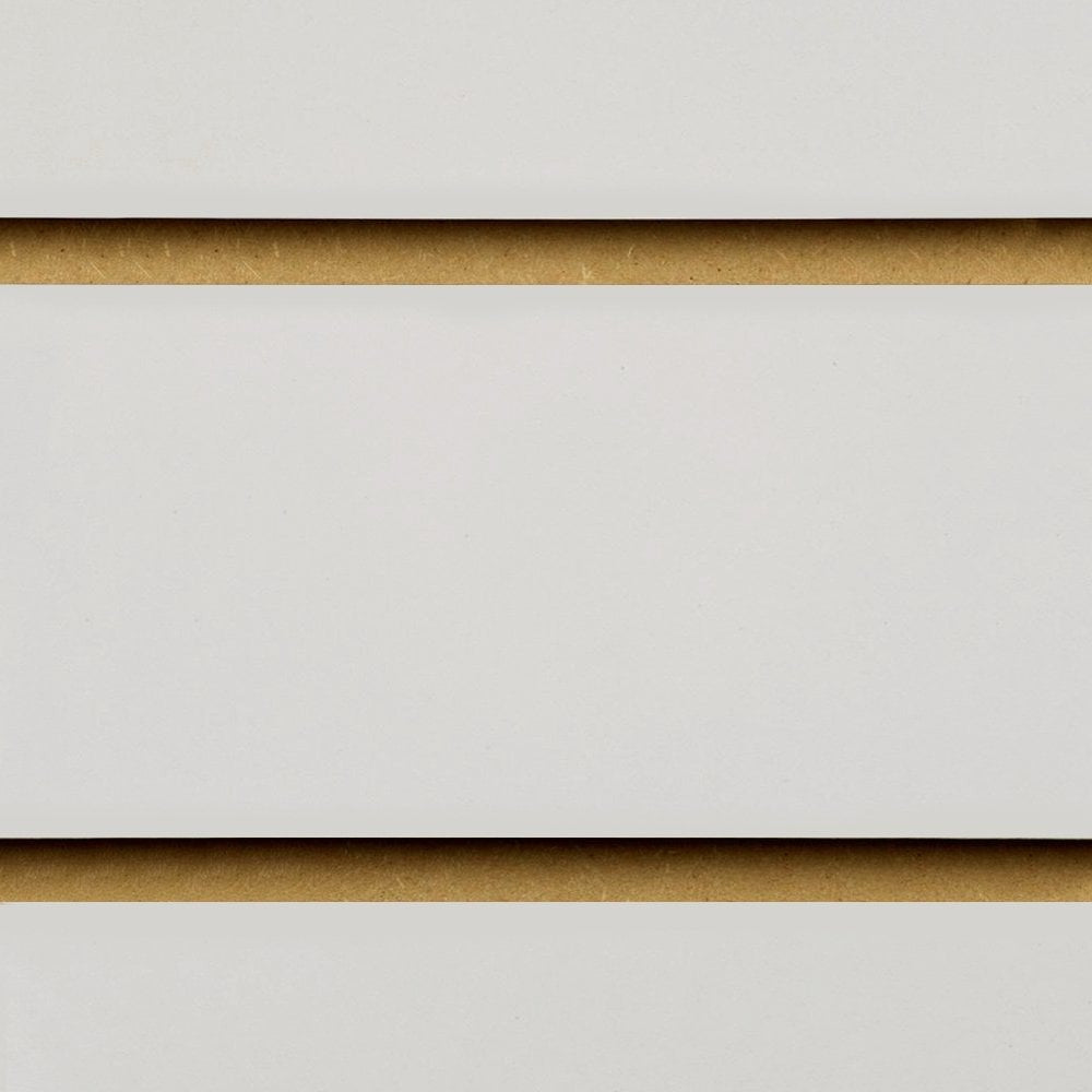 Pack of 40 x Grey Slatwall Panels Half Size - 100mm Centres - 18mm MDF