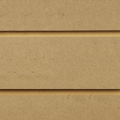 Pack of 40 x Unfinished Slatwall Panels Half Size - 100mm Centres - 18mm MDF