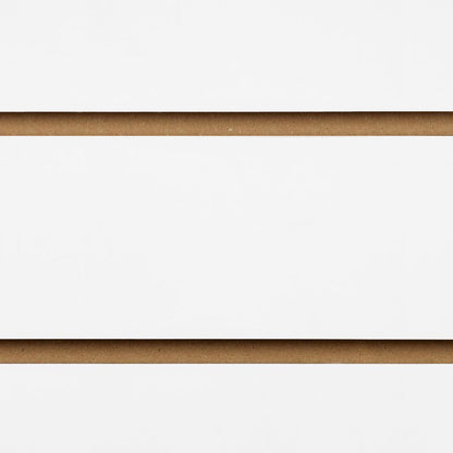 Pack of 40 x White Slatwall Panels Half Size - 100mm Centres - 18mm MDF
