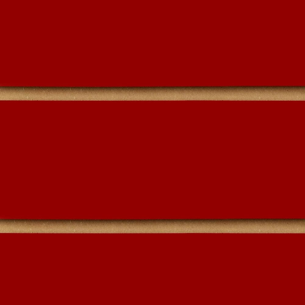Pack of 40 x Red Slatwall Panels Half Size - 100mm Centres - 18mm MDF