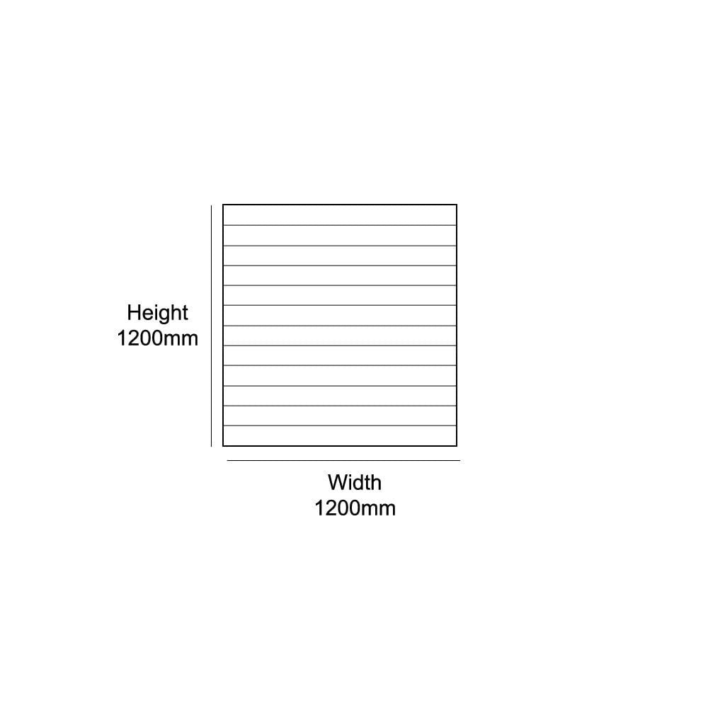 Pack of 40 x Black Slatwall Panels - 100mm Centres - 18mm MDF