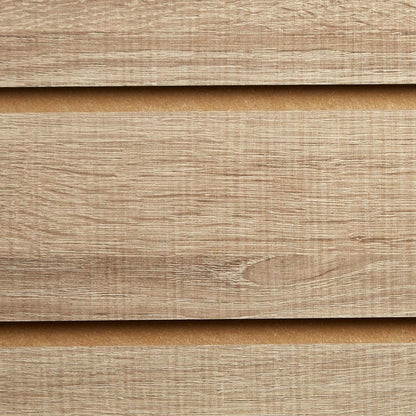 Pack of 40 x Rustic Oak Slatwall Panels Half Size - 100mm Centres - 18mm MDF