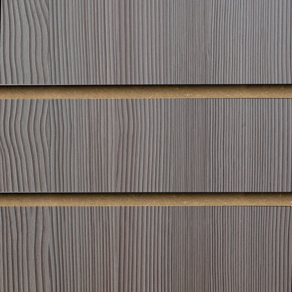 Pack of 40 x Pino Grey Slatwall Panels Half Size - 100mm Centres - 18mm MDF