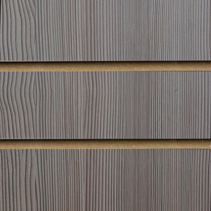 Pack of 40 x Pino Grey Slatwall Panels Half Size - 100mm Centres - 18mm MDF