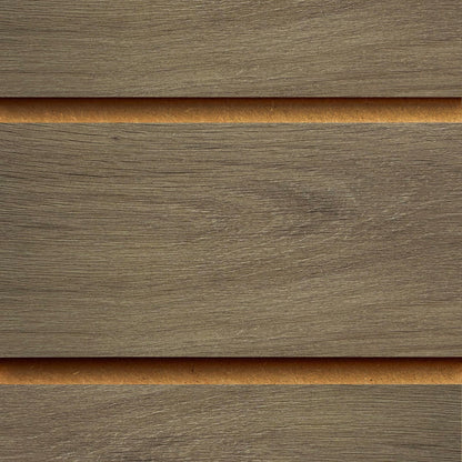 Denver Oak Slatwall Panel - 100mm Centres - 18mm MDF