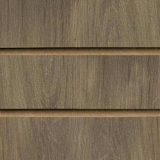 Pack of 40 x Denver Oak Slatwall Panels Half Size - 100mm Centres - 18mm MDF