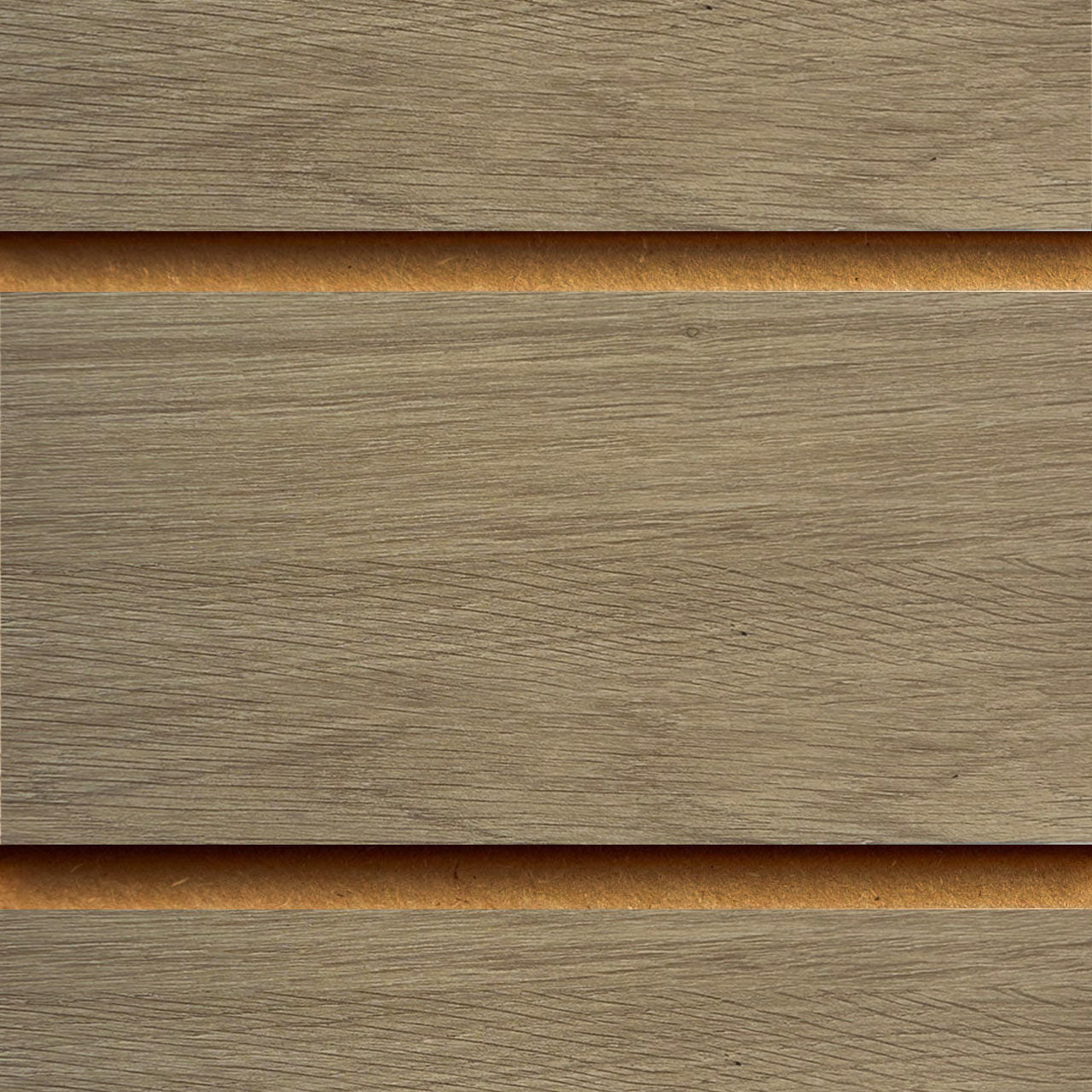 Aurora Oak Slatwall Panel - 100mm Centres - 18mm MDF