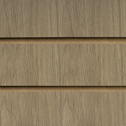 Pack of 40 x Aurora Oak Slatwall Panels Half Size - 100mm Centres - 18mm MDF
