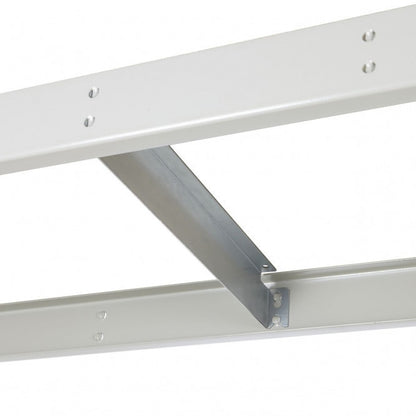 Blue & Grey Heavy Duty Warehouse Shelving With Steel Shelves - Up to 610Kg UDL Per Shelf - 2440mm High, 1830mm Wide