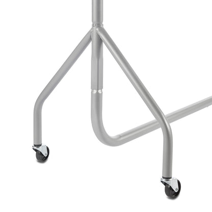 5 x Silver Heavy-Duty Clothes Rails