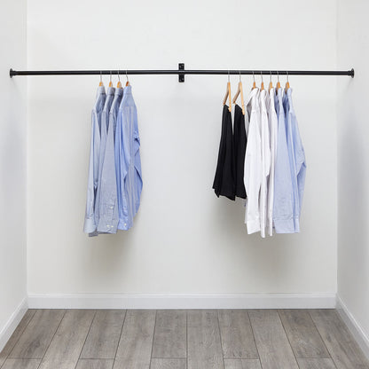 Black Support Arm For up to 25mm Diameter tube - Wall fix