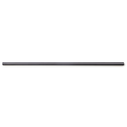 1m Single Black Tube Hanging Rail - 25mm Diameter