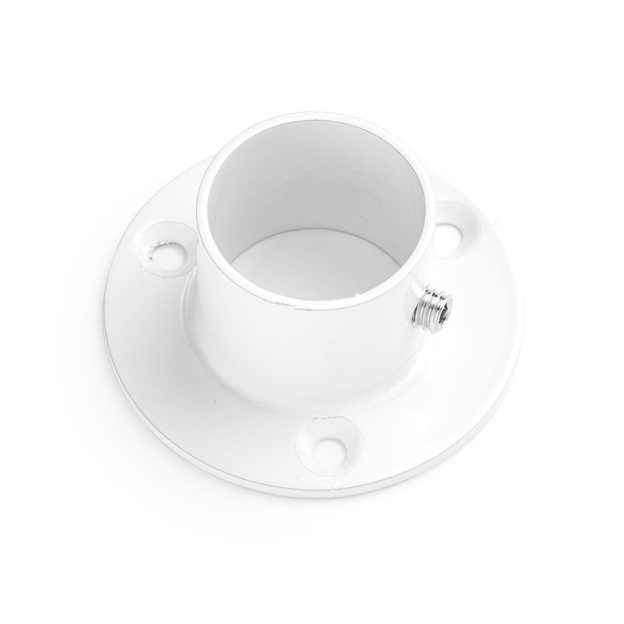 Deep White Socket for 25mm Dia. Tube Rail
