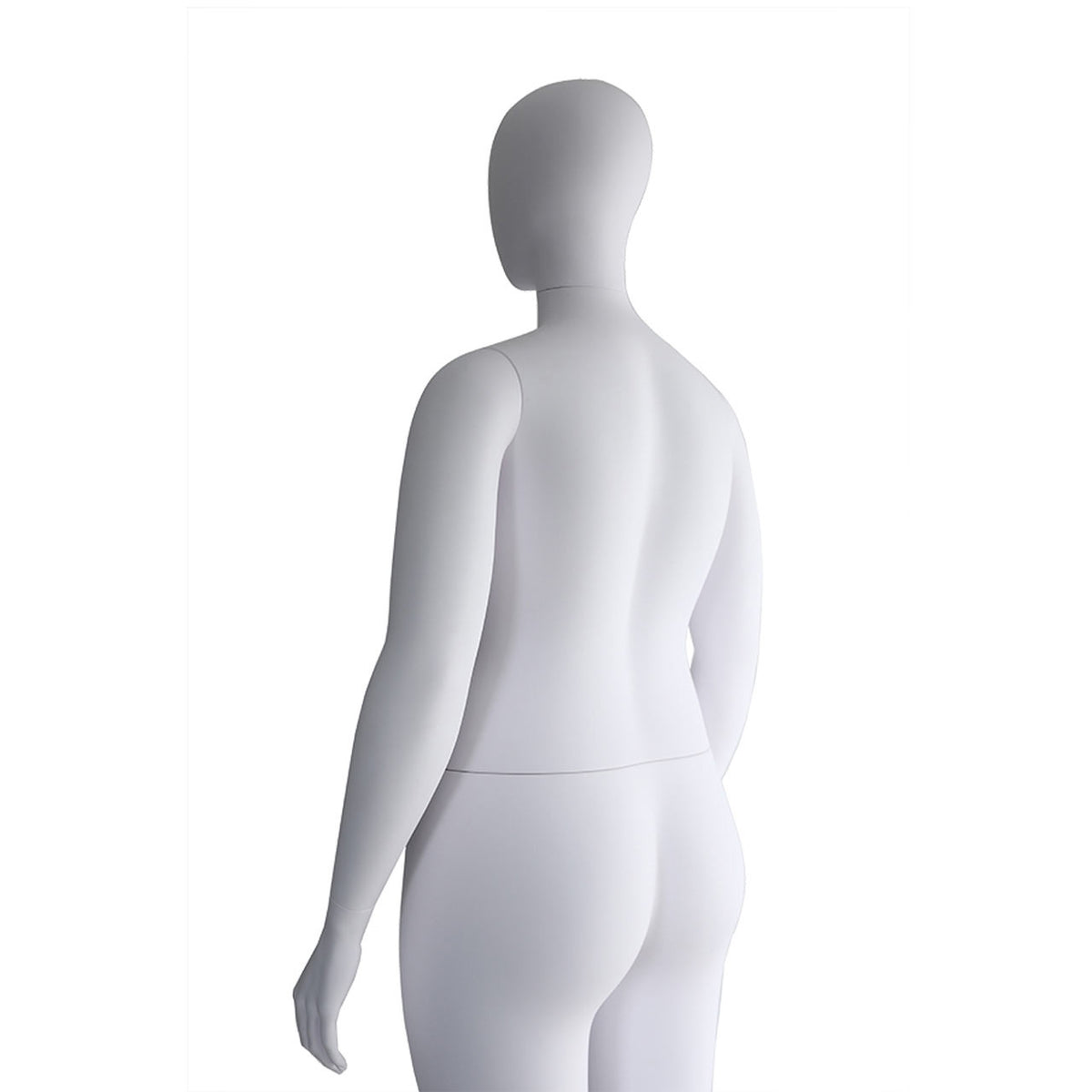Curve Plus Sized Mannequin  - Female - Gloss White