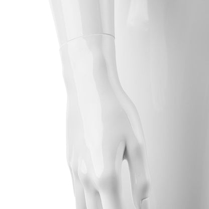 Curve Plus Sized Mannequin  - Female - Gloss White