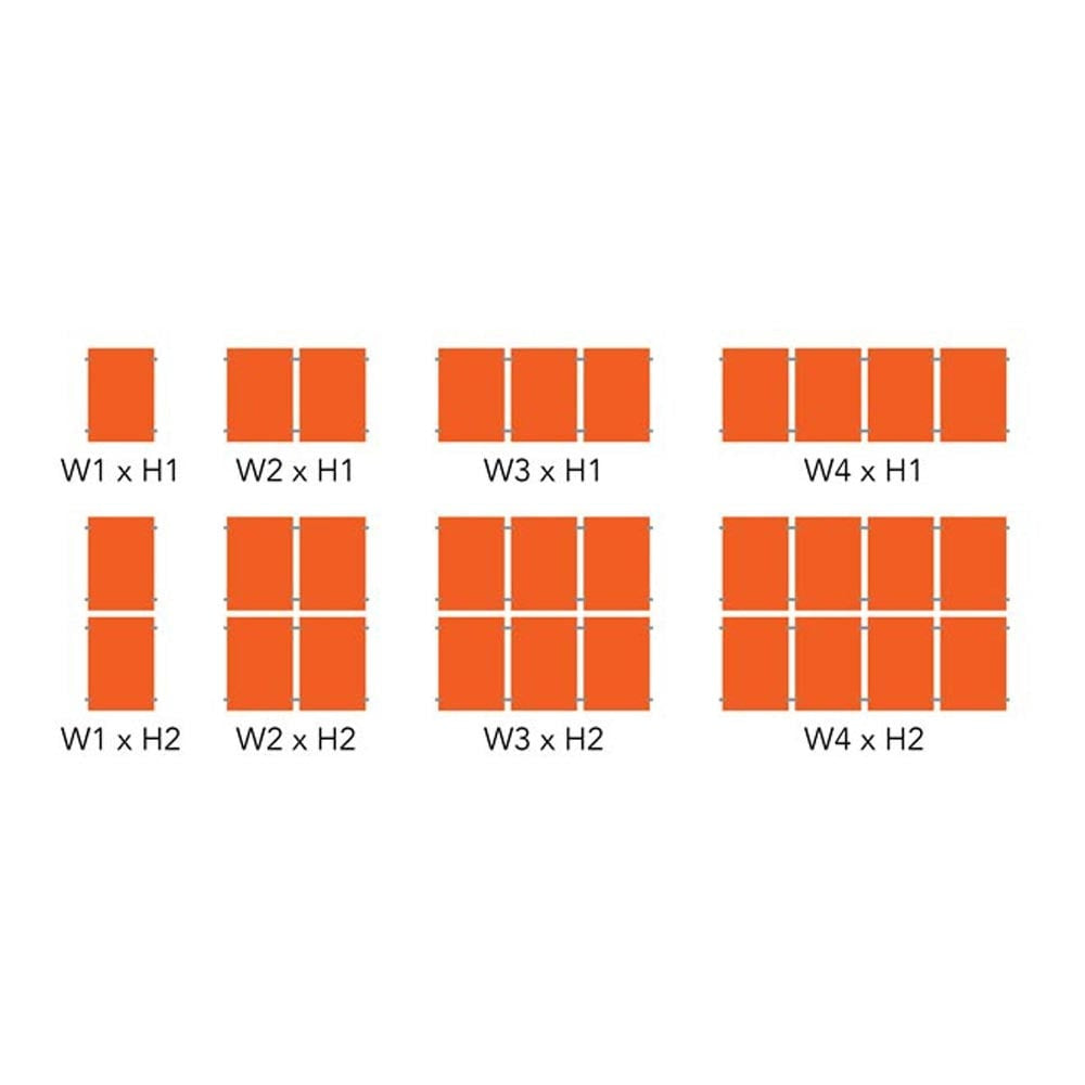 Satin Ceiling-to-Floor Cable Display Kit - A2 Portrait