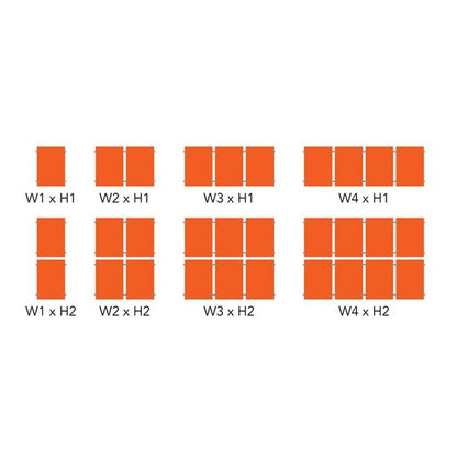 Satin Ceiling-to-Floor Cable Display Kit - A2 Portrait