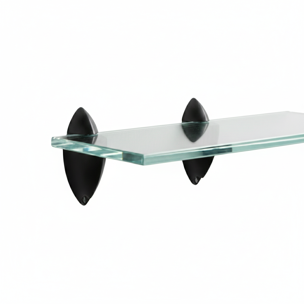 Pair of Black Wall-fix Clips