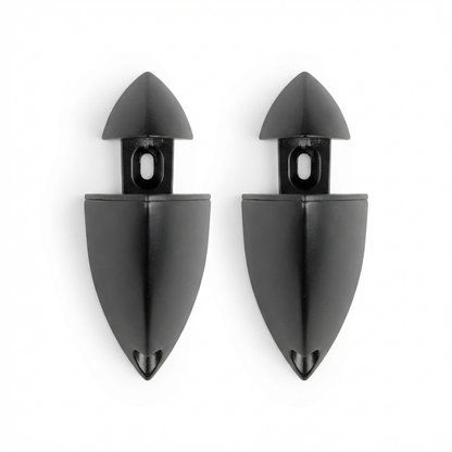 Pair of Black Wall-fix Clips