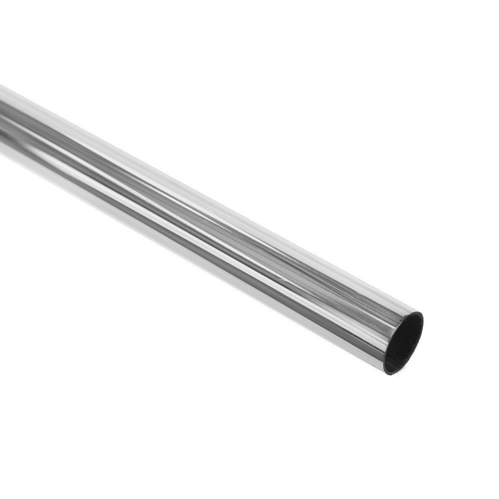 3m Chrome Tube Hanging Rail - 25mm Diameter