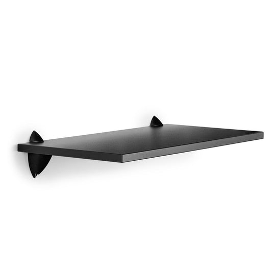 Black Wall Shelf With Black Clips