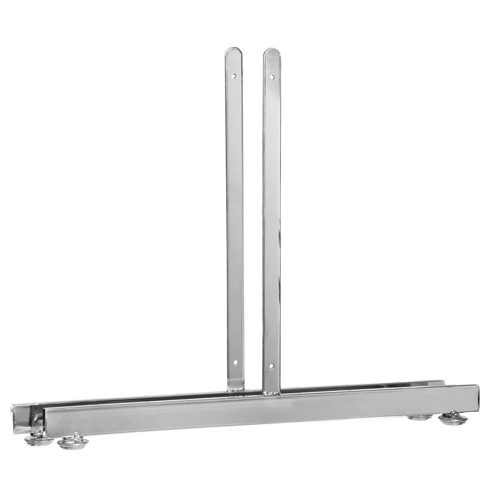 Chrome T-Legs For Grid Mesh Panels - Pair