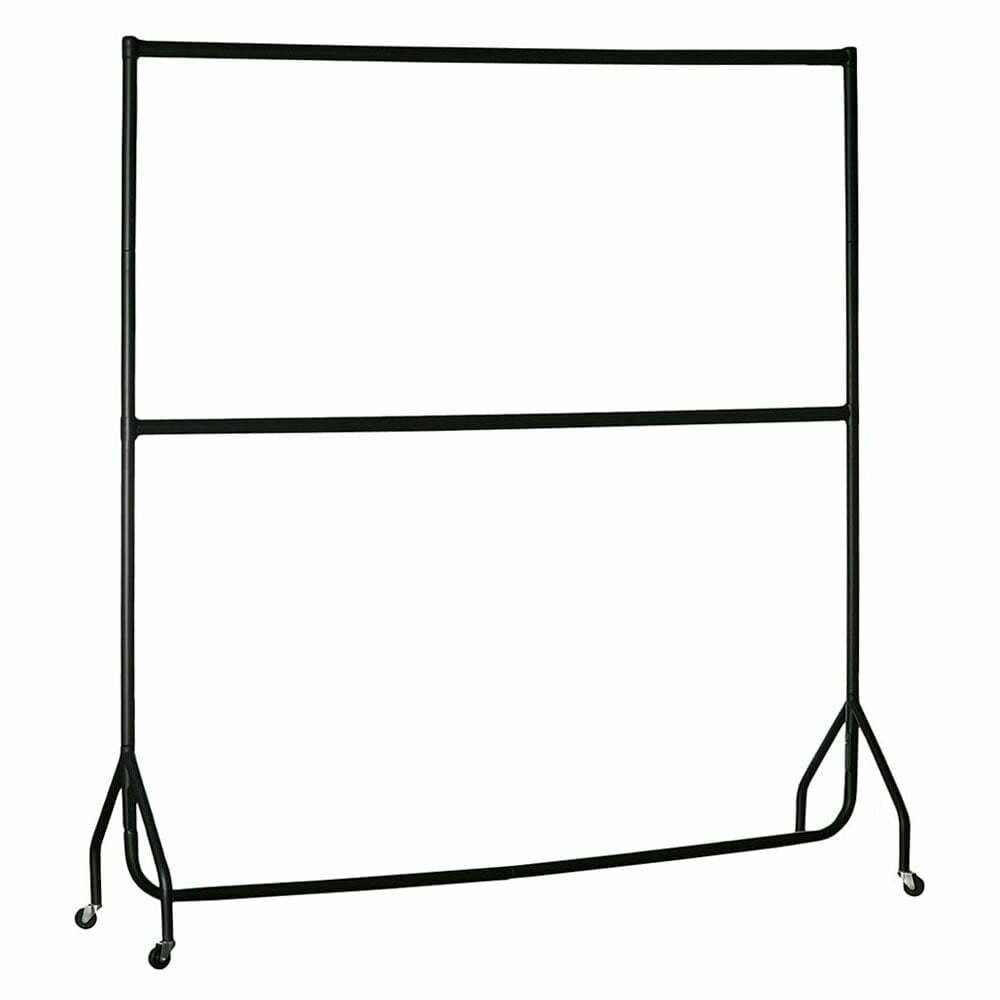Black Height Extensions For 5ft & 6ft Heavy-Duty Clothes Rail
