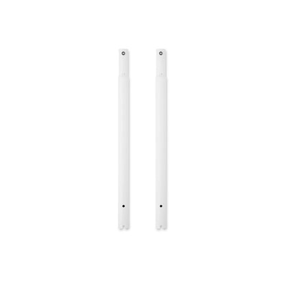 12inch White Height Extensions For 5ft & 6ft Heavy-Duty Clothes Rail