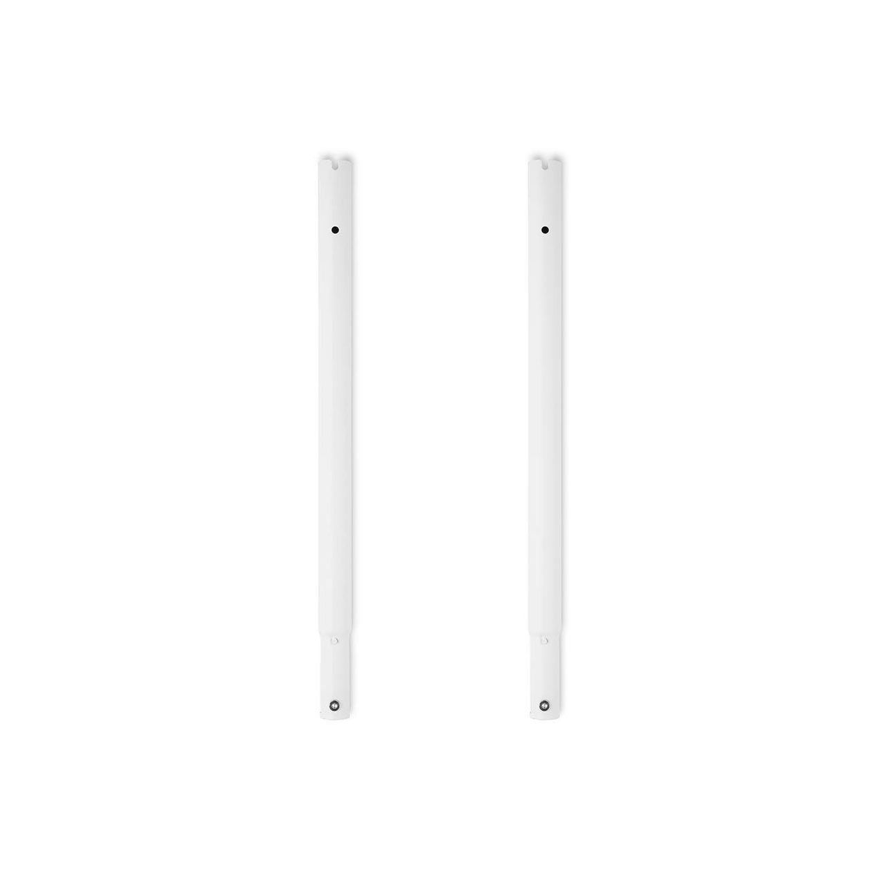 12inch White Height Extensions For 5ft & 6ft Heavy-Duty Clothes Rail