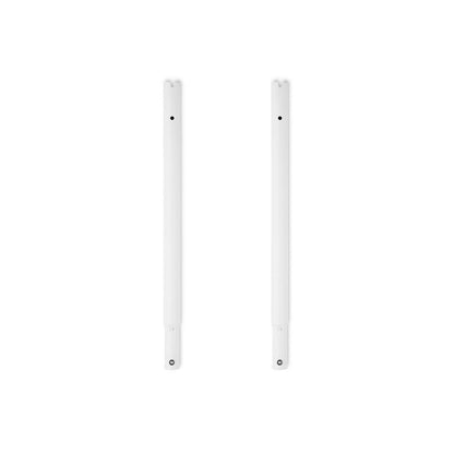 12inch White Height Extensions For 5ft & 6ft Heavy-Duty Clothes Rail