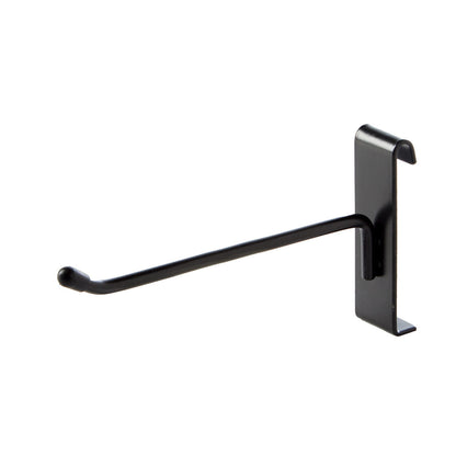 Black Single Arm For Grid Mesh Panels - 6 Inch - Pack of 20