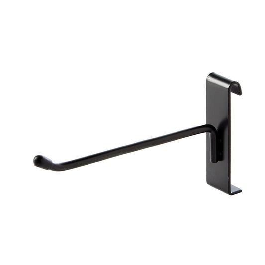 Black Single Arm For Grid Mesh Panels - 6 Inch - Pack of 20