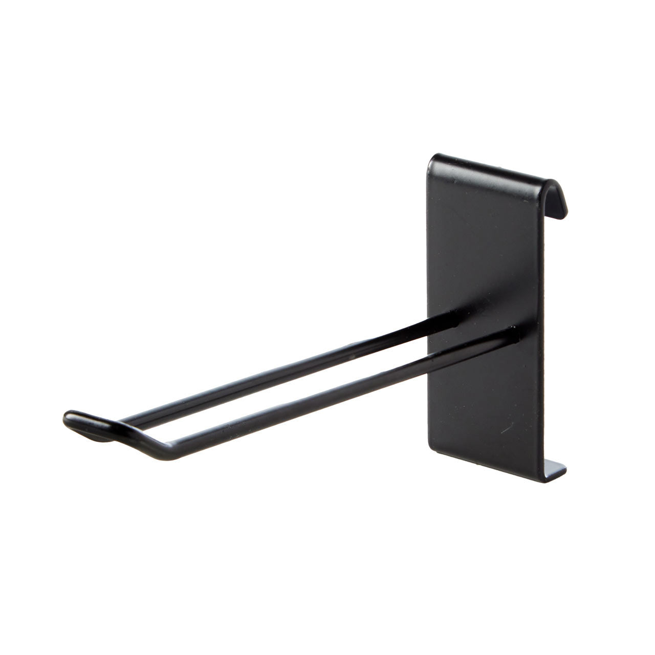 Black 5ft Wall-Mounted Grid Mesh Display with 20 x Euro Hooks
