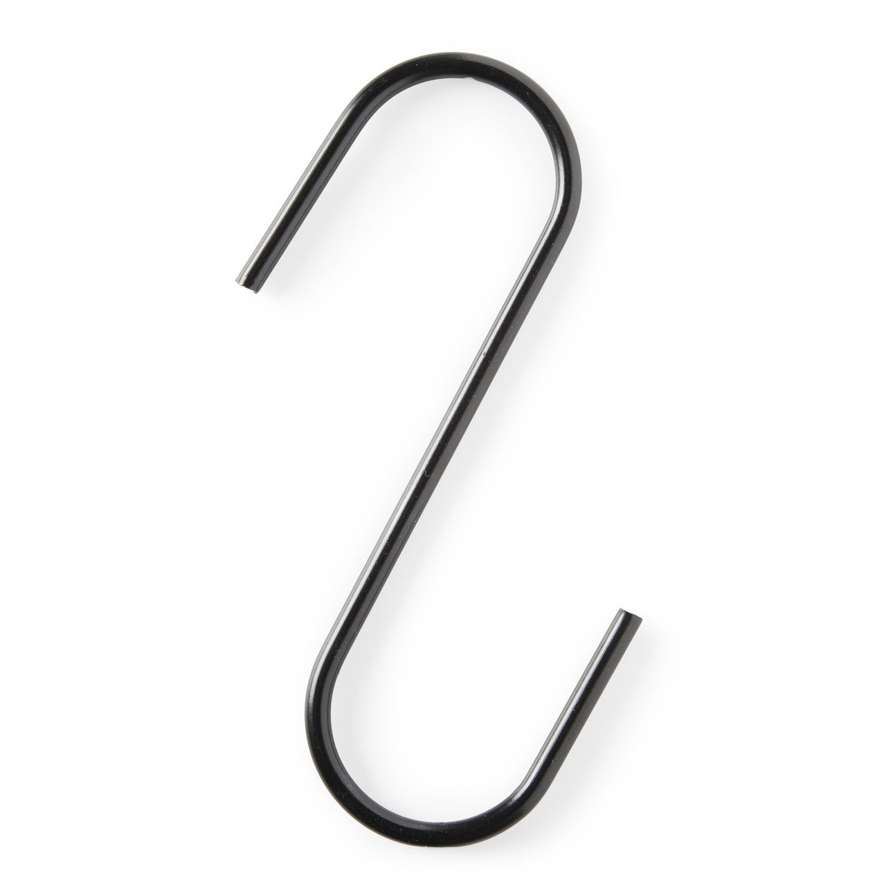 Black 6ft Wall-Mounted Grid Mesh Display with 20 S-Hooks