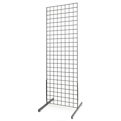 3 x Black 6ft Grid Mesh Two Way Stand