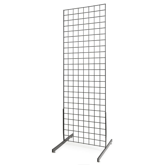 3 x Black 6ft Grid Mesh Two Way Stand