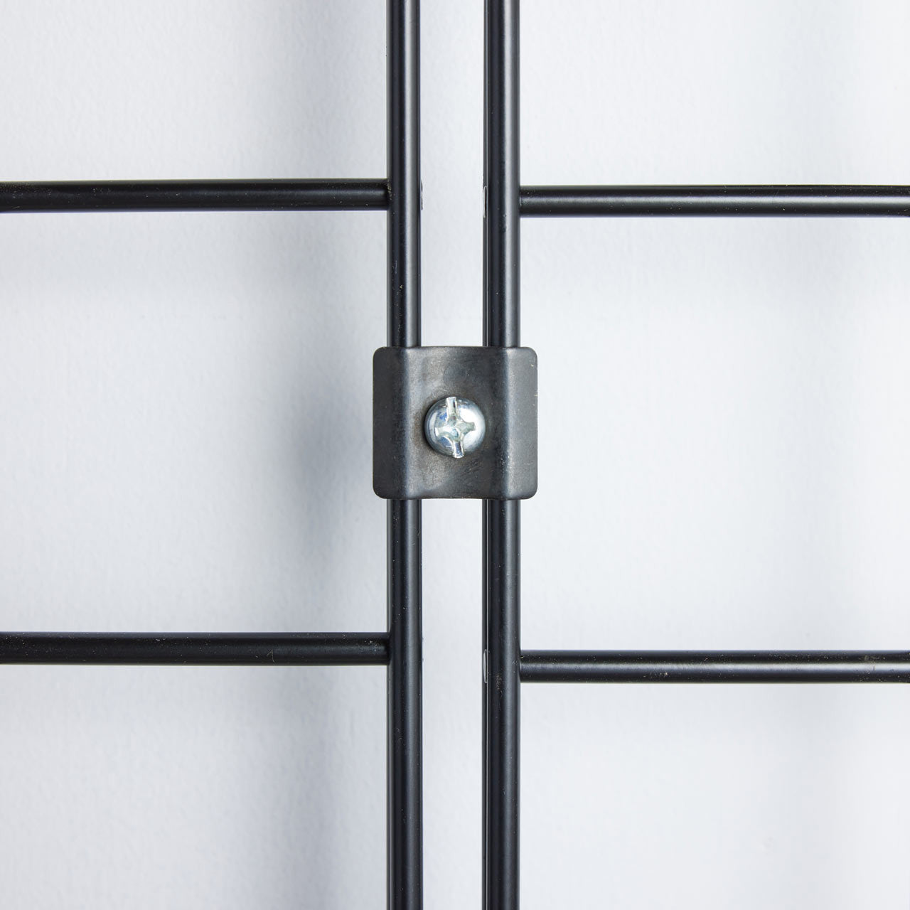 3 x Black 5ft Grid Mesh Panels With Joining Clips