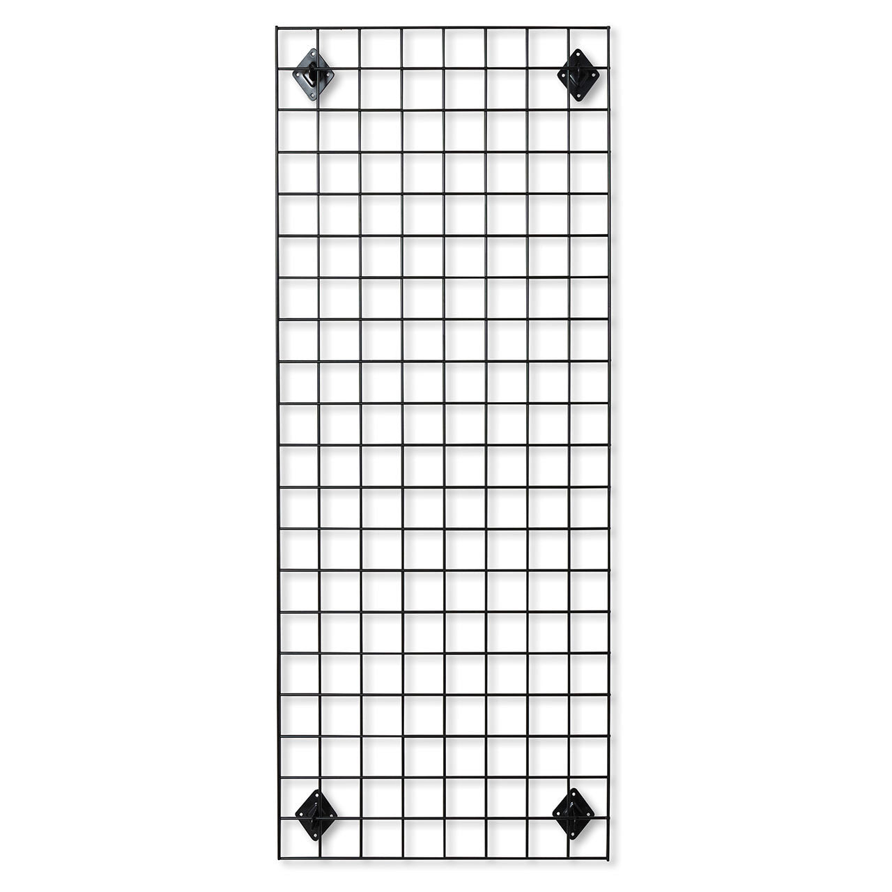 3 x Black 5ft Grid Mesh Panels With Joining Clips