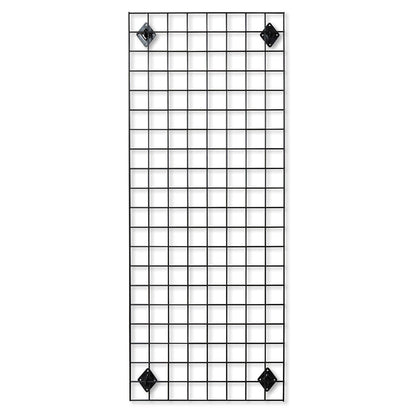 3 x Black 5ft Grid Mesh Panels With Joining Clips
