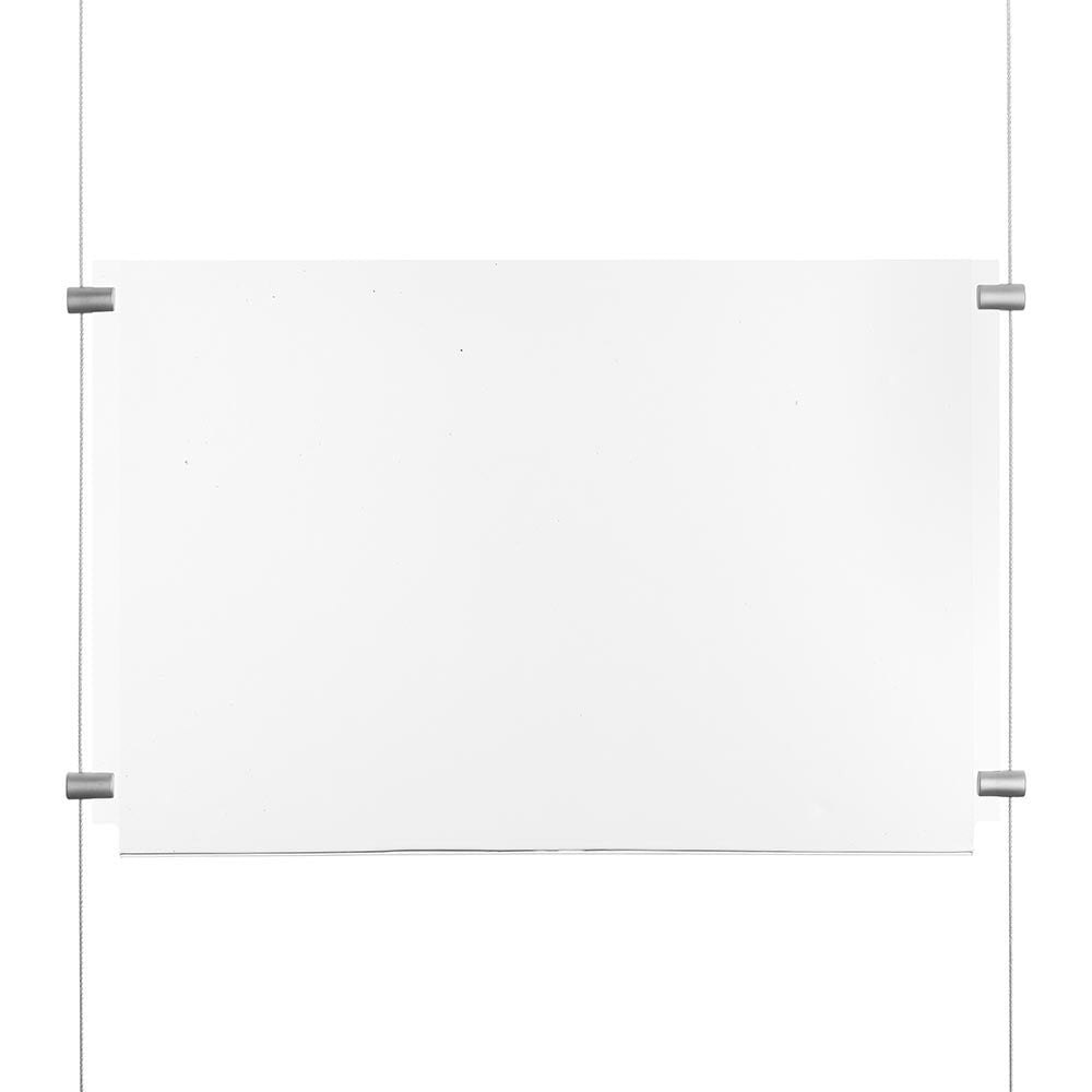 Satin Ceiling-to-Floor Cable Display Kit - A2 Landscape