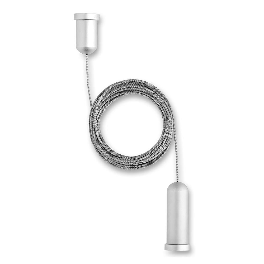 Satin Ceiling-to-Floor Cable Display Kit - A3 Landscape