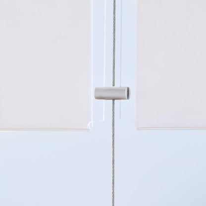 Satin Ceiling-to-Floor Cable Display Kit - A4 Landscape