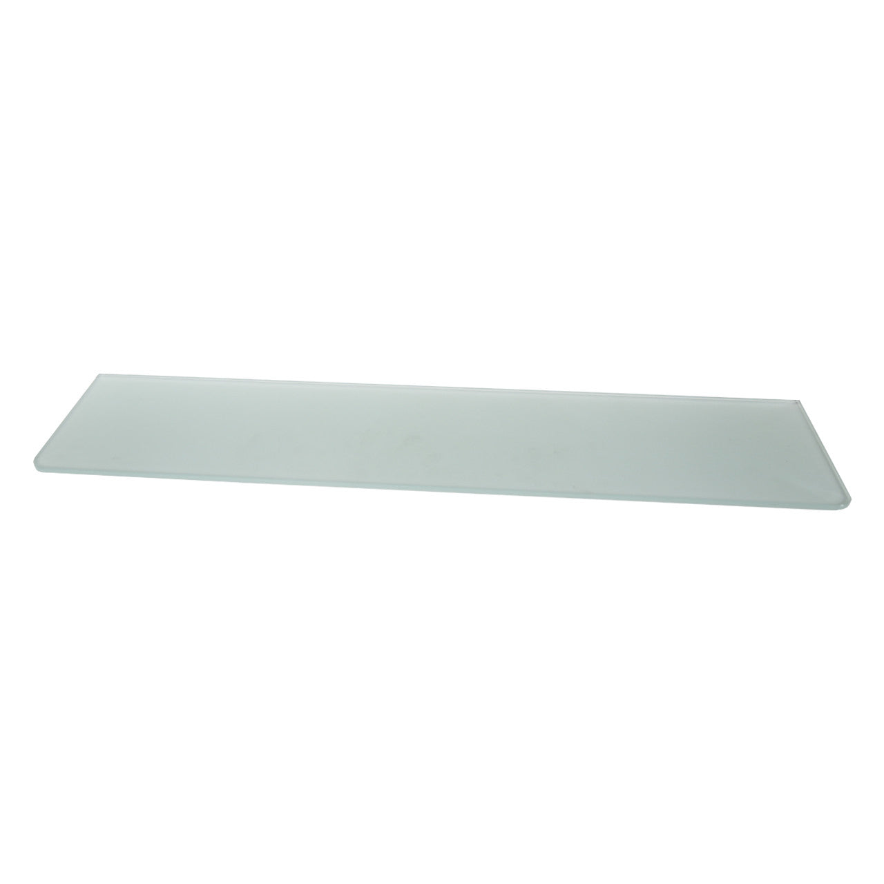 Frosted Rectangle Glass Shelf - 8mm Thickness